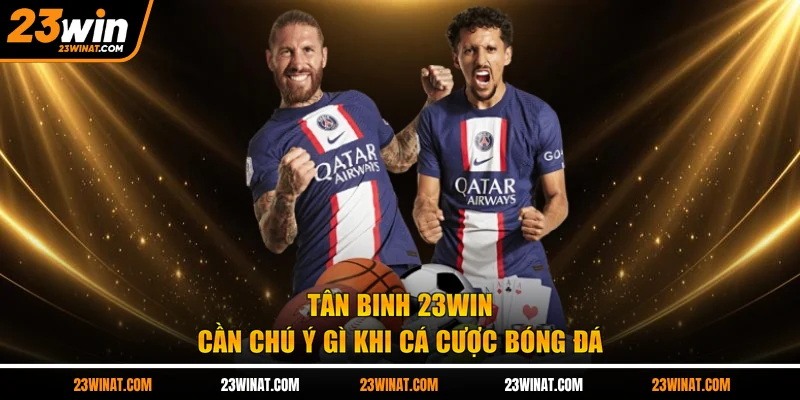 Tân binh 23WIN cần chú ý gì khi cá cược bóng đá